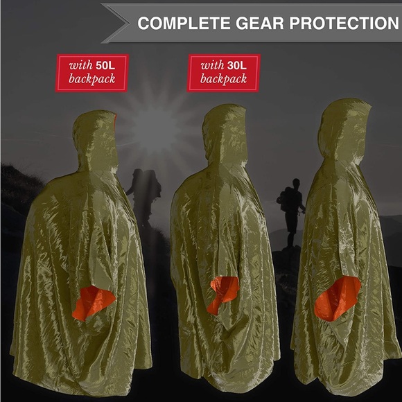 Swiss Tech Games Nwt 2pk Swiss Safe Emergency Ponchos Pk Mylar